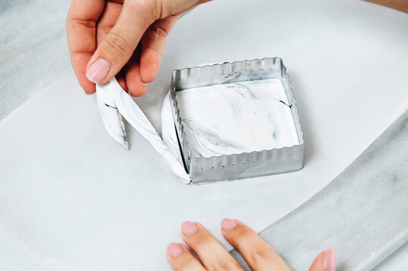 DIY Chic Clay Marble Coasters Makeful